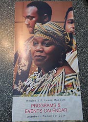 [photo, Programs and Events  Calendar, Reginald F. Lewis Museum of Maryland African-American History & Culture, Baltimore, Maryland]