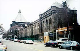 [photo, Metropolitan Transition Center (formerly Maryland Penitentiary), from lower Forrest St., Baltimore, Maryland]