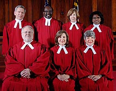 [photo, Court of Appeals Judges, Annapolis, Maryland, 2013]