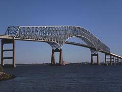 [photo, Key Bridge over Patapsco River, Baltimore, Maryland]
