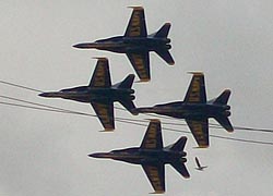 [photo, U.S. Navy Blue Angels, Baltimore, Maryland]
