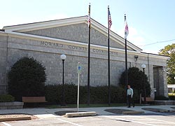 [photo, Howard County Courthouse, Park Ave. and Court Place, Ellicott City, Maryland]