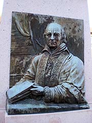 [photo, Archbishop John Carroll (1735-1815) Bicentennial Memorial (1976), by Felix de Weldon (1907-2003)
