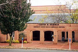 [photo, Carter M. Hickman District Court/Multi-Service Center, 120 Broadway, Centreville, Maryland]