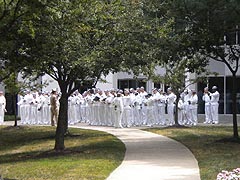 [photo, Midshipmen, U.S. Naval Academy, Annapolis, Maryland]