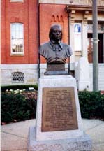 [photo, Bust of Thomas Johnson, City Hall, Frederick, Maryland]